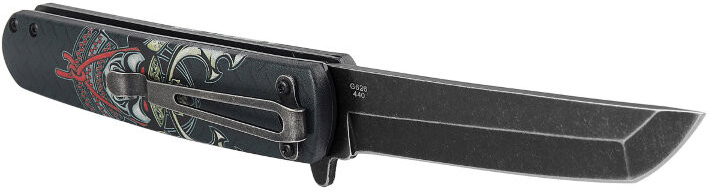 GANZO Zatvárací nôž G626 FlipperLock SW - black (G626-BS)