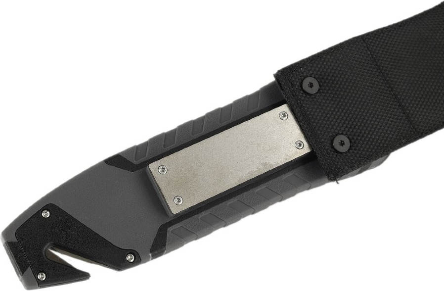 GANZO Nôž s pevnou čepeľou G8012V2 w/ FireSteel Black - grey (G8012V2-GY)