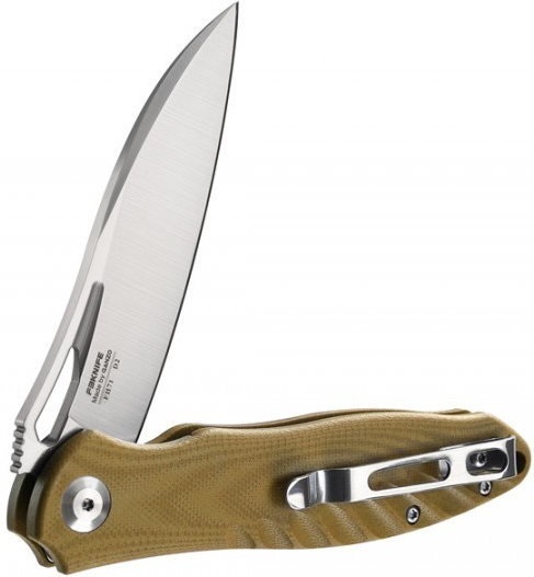 GANZO FIREBIRD Zatvárací nôž FH71 FlipperLock - brown (FH71-BR)