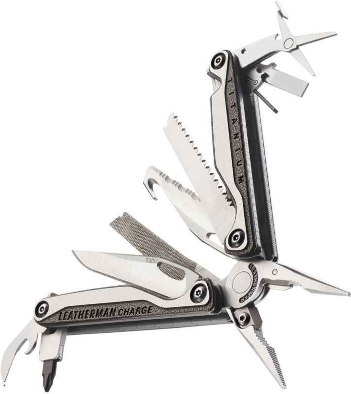 LEATHERMAN Multitool CHARGE TTi PLUS - silver / grey (832528)