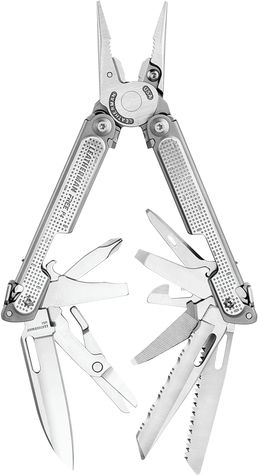 LEATHERMAN Multitool FREE P4 - strieborný (LTG832642)