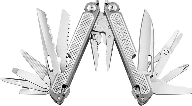 LEATHERMAN Multitool FREE P4 - strieborný (LTG832642)