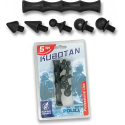 Kubotan ABS 5ks nastavcov, čierny (03008)