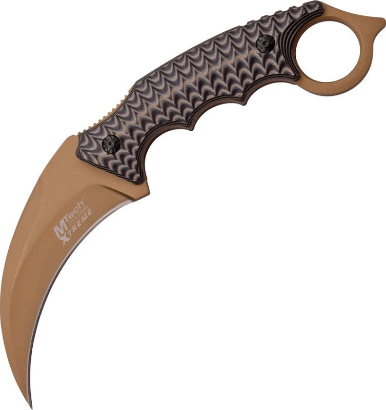 MTECH Nôž s pevnou čepeľou Xtreme Karambit (MTX8140BN)