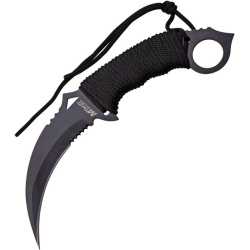 MTECH Nôž s pevnou čepeľou Nôž s pevnou čepeľou Karambit Fixed Blade Black (MT2076BK)