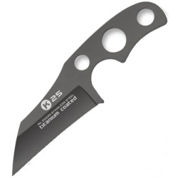 RUI-K25 Nôž s pevnou čepeľou na krk - šedý (32330)