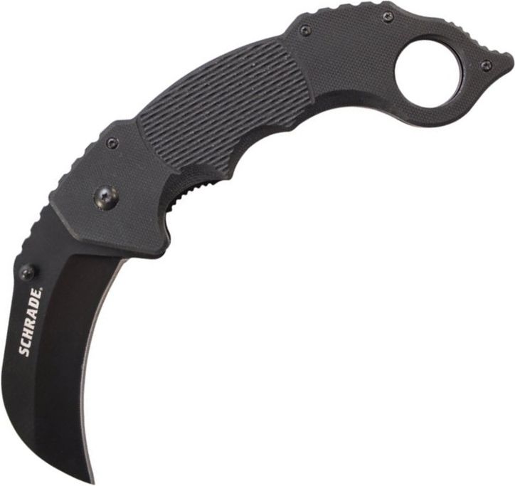 SCHRADE Zatvárací nôž Karambit - čierny (SCH110)