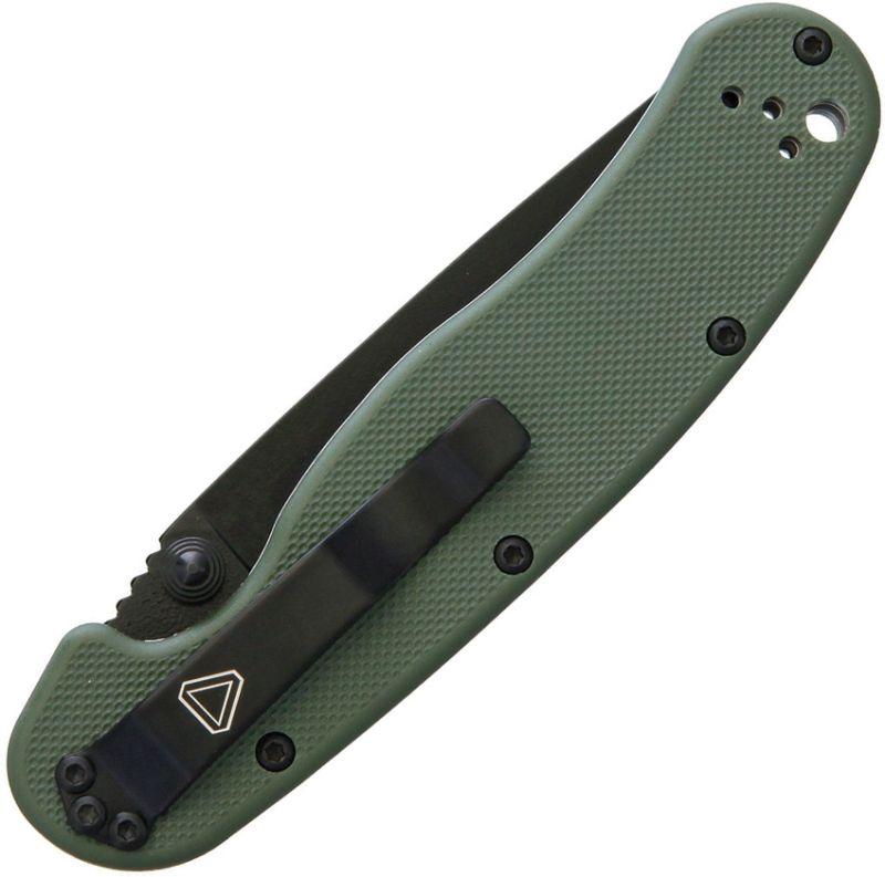 ONTARIO Zatvárací nôž RAT II Linerlock OD Green D2 (ON8830OD