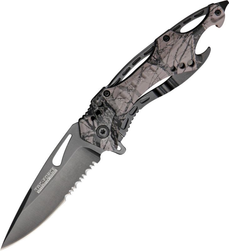 TAC FORCE Zatvárací nôž Tactical A/O Linerlock - fall camo (TF705FC)