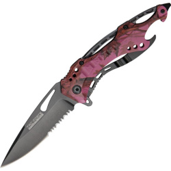 TAC FORCE Zatvárací nôž Tactical A/O Linerlock - pink camo (TF705PC)