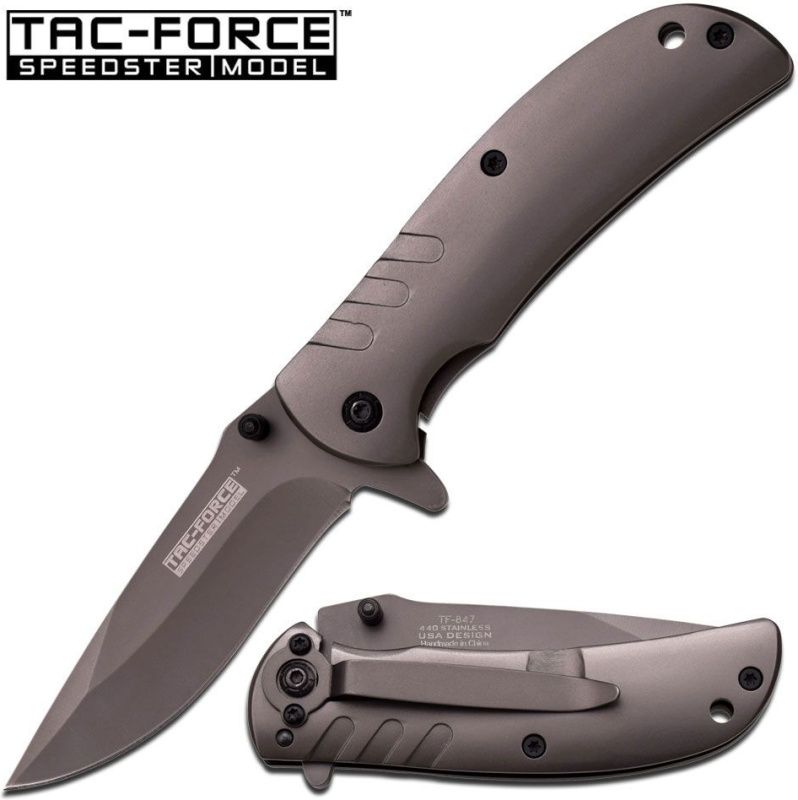 TAC FORCE Zatvárací nôž Titanium Speedster Framelock A/O (TF847)