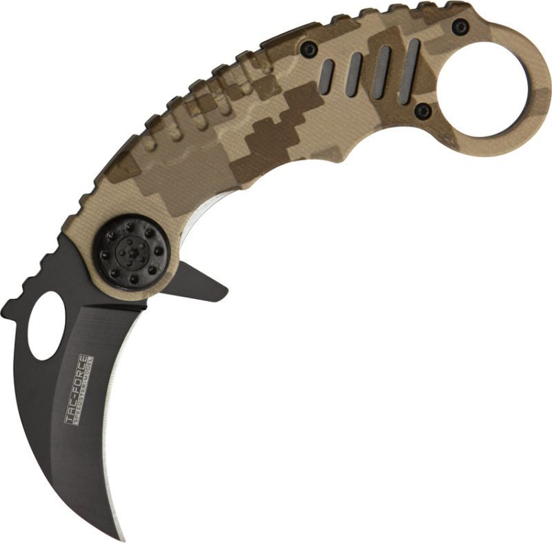 Zatvárací nôž Karambit - digital camo (M4084)