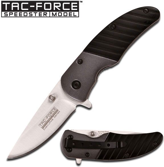 TAC FORCE Zatvárací nôž Executive Series A/O Linerlock - čierny (TF732BK)