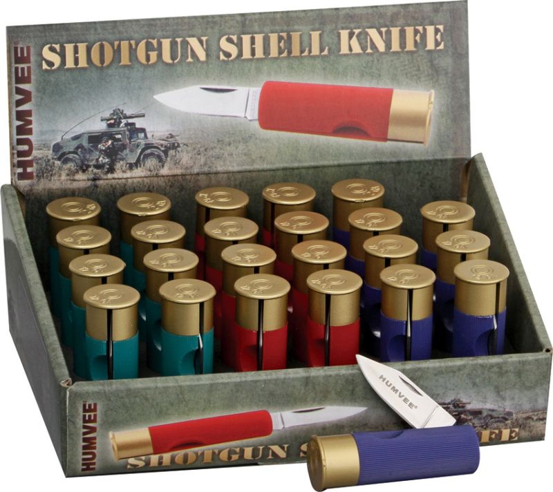 HUMVEE Zatvárací nôž v tvare náboja Shotgun Shell Knife (HMV-DB-SHOT)