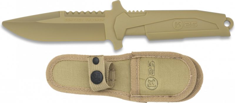 K25 Tréningový nôž Contact Trainer 11,5cm - tan (32464)