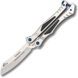 TOKISU Nôž motýlik Balisong 10 - grey (02173)