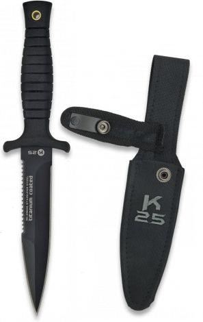 RUI-K25 Nôž s pevnou čepeľou Tactical Botero - čierny (31825)