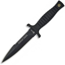 RUI-K25 Nôž s pevnou čepeľou Tactical Botero - čierny (31825)