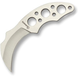 ALBAINOX Nôž s pevnou čepeľou na krk ABS pendant - grey (32400)