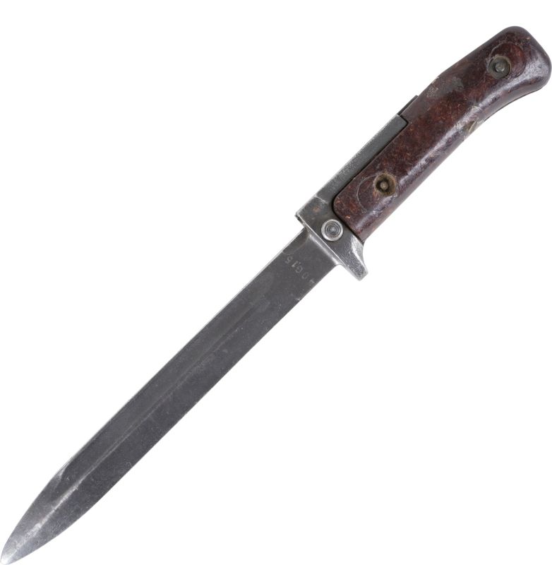 MISC Nôž s pevnou čepeľou Czech Vz58 Bayonet s puzdrom, používaný