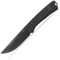 ANVKnives Nôž s pevnou čepeľou P200 N690 DLC KYDEX - čierny (ANVP200-014)