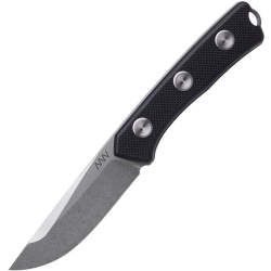 ANVKnives Nôž s pevnou čepeľou P200 Sleipner/G10 SW - čierny (ANVP200-006)