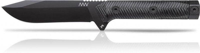 ANVKnives Nôž s pevnou čepeľou M73 Sleipner/Micarta Cerakote - čierny (ANVM73-002)