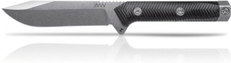 ANVKnives Nôž s pevnou čepeľou M73 Sleipner/Micarta SW - čierny (ANVM73-003)