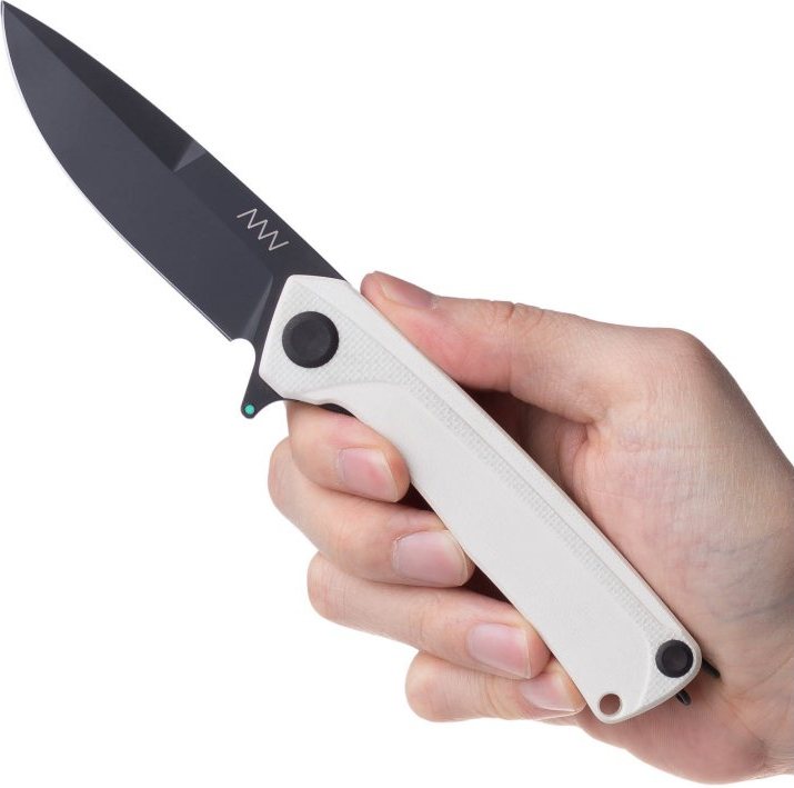 ANVKnives Zatvárací nôž Z100 Sleipner/G10 DLC Liner - biely (ANVZ100-022)