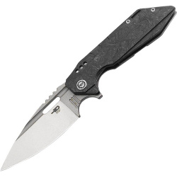 BESTECH Zatvárací nôž Shodan Framelock CF - čierny (BTKT1910C)