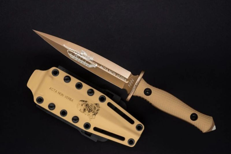ANVKnives Nôž s pevnou čepeľou M500 Kamba Desert Storm Elmax/G10 - coyote (ANVM500-011)