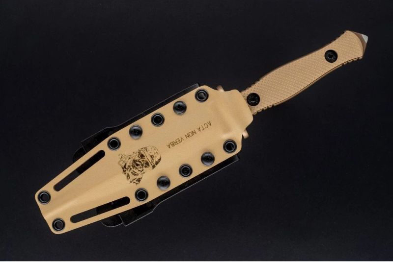 ANVKnives Nôž s pevnou čepeľou M500 Kamba Desert Storm Elmax/G10 - coyote (ANVM500-011)