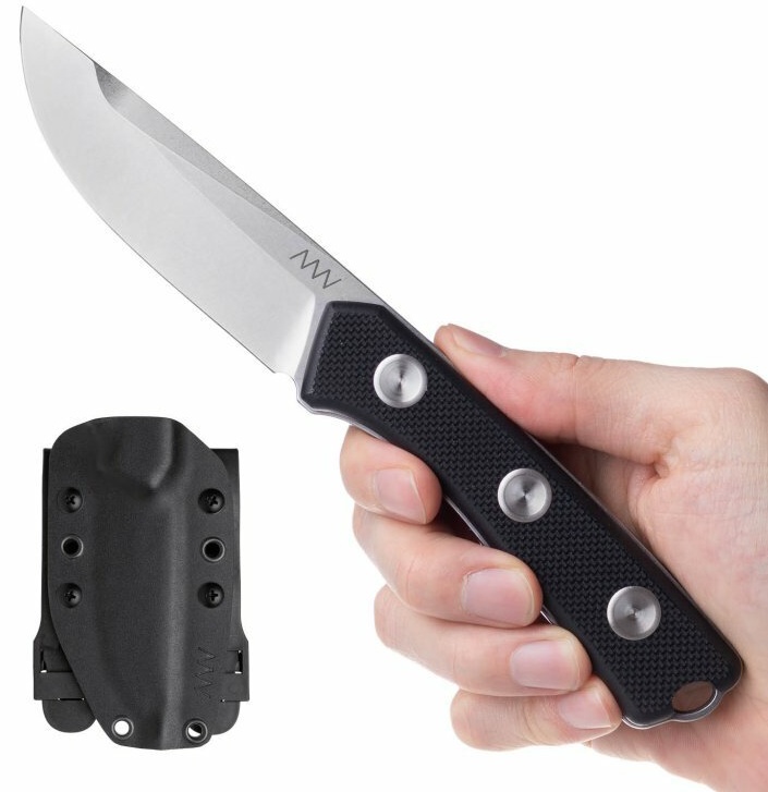 ANVKnives Nôž s pevnou čepeľou P200 Sleipner/G10 SW - čierny (ANVP200-006)