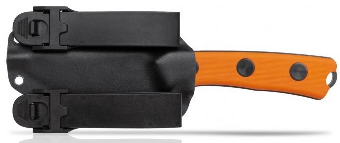 ANVKnives Nôž s pevnou čepeľou P200 N690/G10 Cerakote Orange - čierny (ANVP200-030)