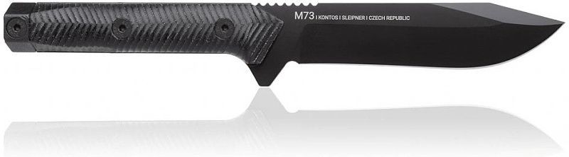 ANVKnives Nôž s pevnou čepeľou M73 Sleipner/Micarta Cerakote - čierny (ANVM73-002)