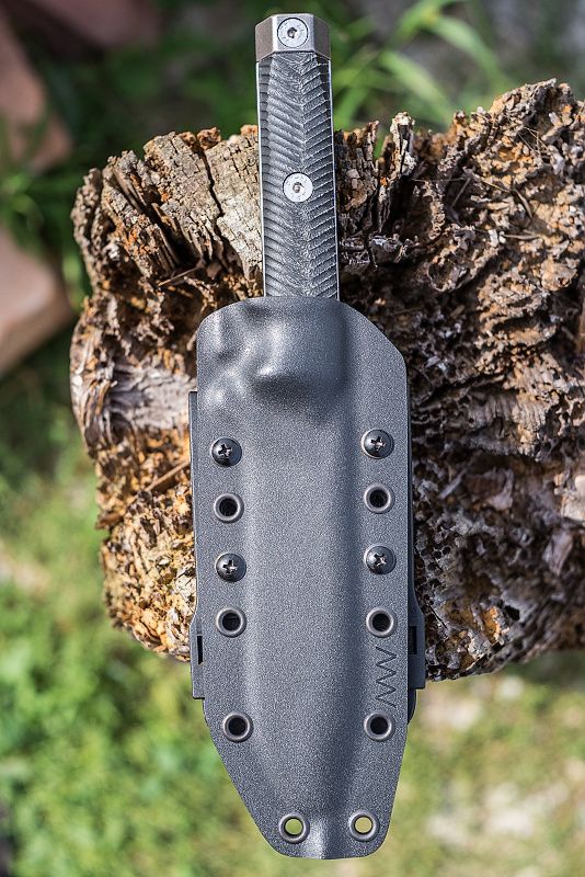 ANVKnives Nôž s pevnou čepeľou M73 Sleipner/Micarta SW - čierny (ANVM73-003)