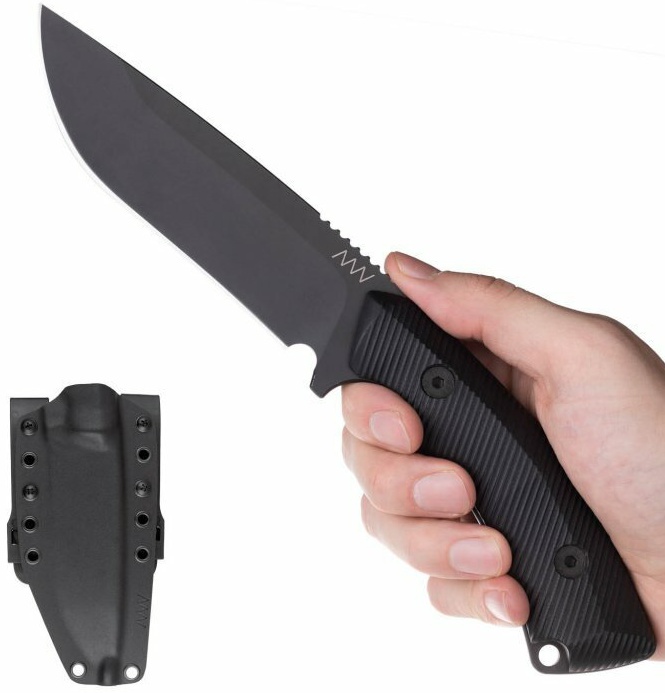 ANVKnives Nôž s pevnou čepeľou M200 Sleipner/G10 DLC - čierny (ANVM200-001)