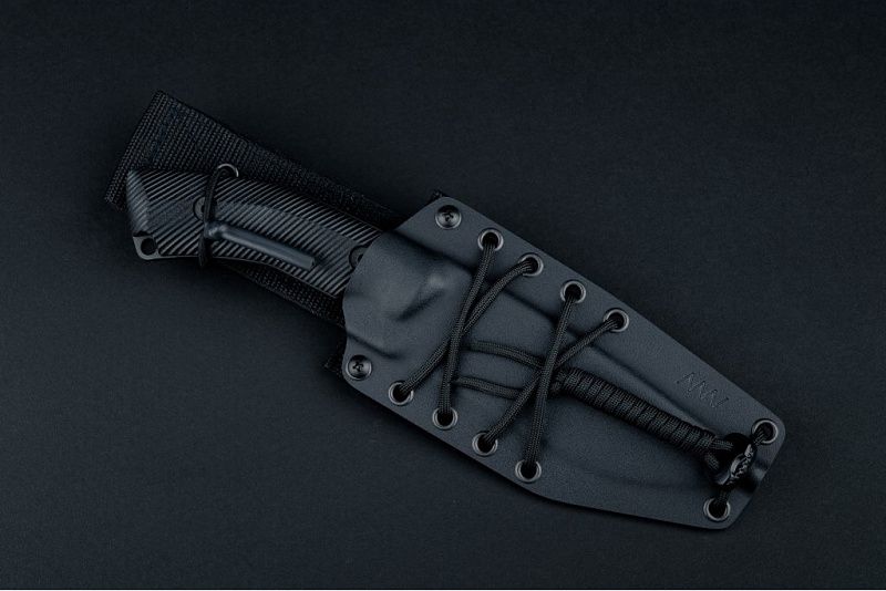 ANVKnives Nôž s pevnou čepeľou M200 N690C/G10 DLC - čierny (ANVM200-001)