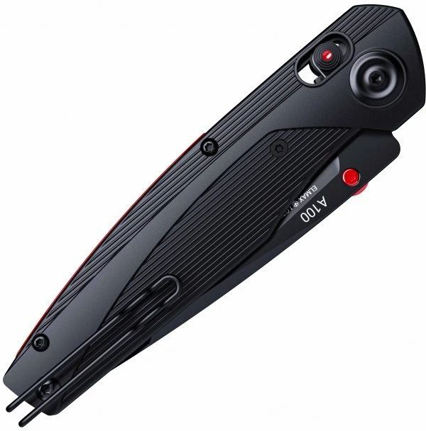 ANVKnives Zatvárací nôž A100 Elmax Sleipner/GRN DLC Black Alock - black (ANVA100-019)