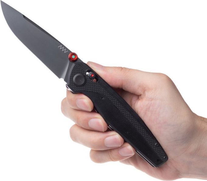 ANVKnives Zatvárací nôž A200 Sleipner/G10 DLC - čierny (ANVA200-001)