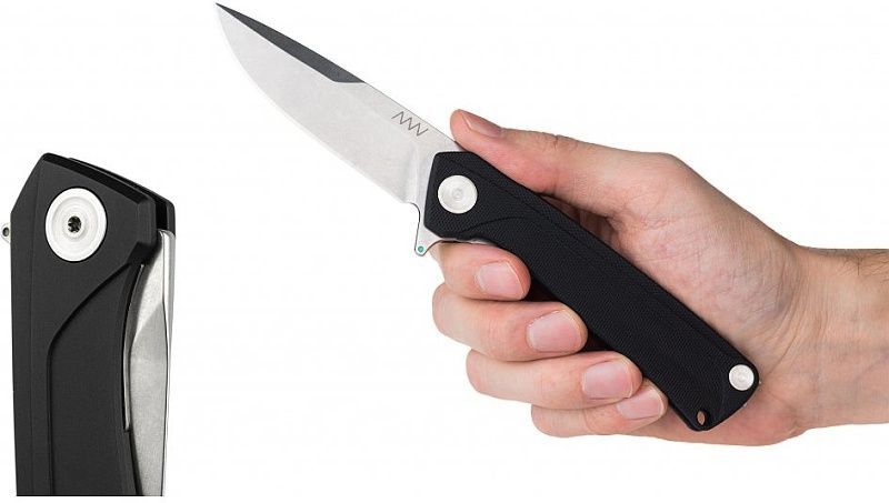 ANVKnives Zatvárací nôž Z100 Sleipner/G10 SW - čierny (ANVZ100-008)