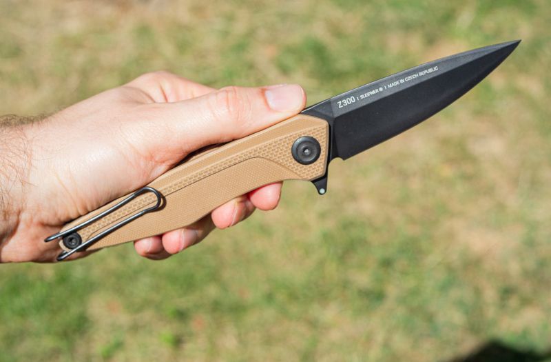 ANVKnives Zatvárací nôž Z300 SLEIPNER G10 DLC LINER LOCK - coyote (ANVZ300-020)