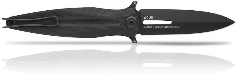 ANVKnives Zatvárací nôž Z400 SLEIPNER G10 DLC LINER LOCK - čierny (ANVZ400-009)