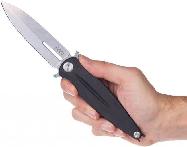 ANVKnives Zatvárací nôž Z400 SLEIPNER G10 SW LINER LOCK - čierny (ANVZ400-004)