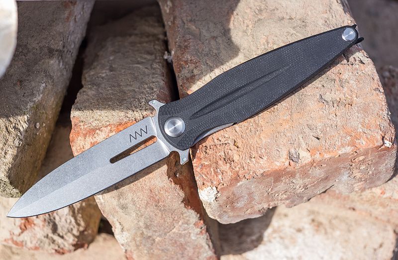 ANVKnives Zatvárací nôž Z400 SLEIPNER G10 SW LINER LOCK - čierny (ANVZ400-004)