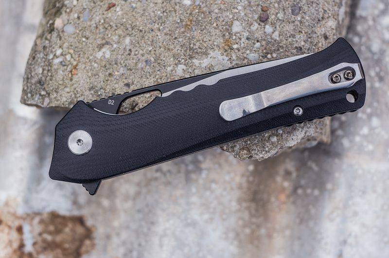 BESTECH Zatvárací nôž Muskie Linerlock - čierny (BTKG20A2)