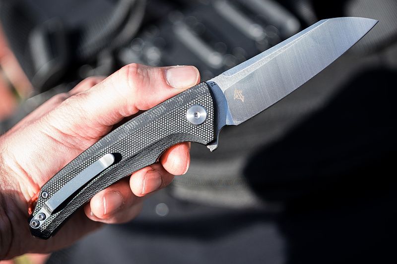 BESTECH Zatvárací nôž Texel Linerlock - čierny (BTKG21A1)