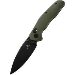 BESTECH Zatvárací nôž RONAN BarLock Black titanized SW - OD green (BMK02G)