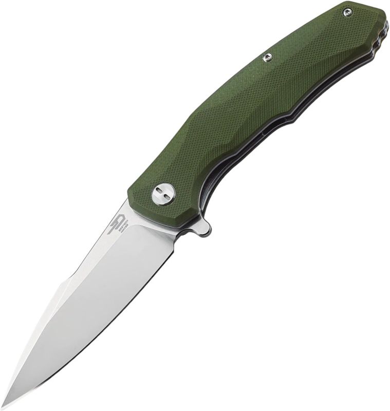 BESTECH Zatvárací nôž WARWOLF LinerLock - green (BG04B)