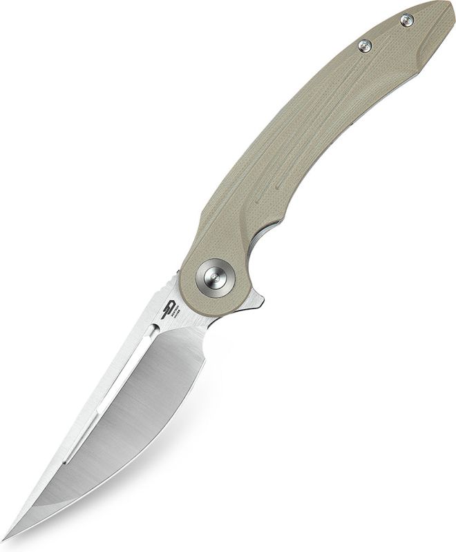 BESTECH Zatvárací nôž IRIDA LinerLock - beige (BG25B)